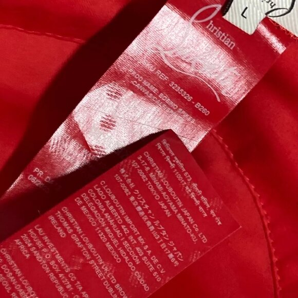 Christian Louboutin 3235326 Studs BOBINO bucket hat bob hat cotton Black Unused - Picture 9 of 15